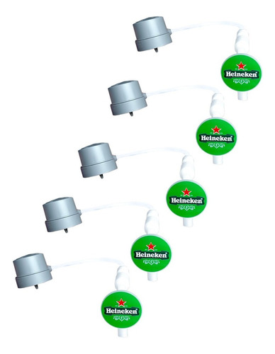 Kit 5 Tubos Chopeira Heineken Beertender Krups B100 - F057