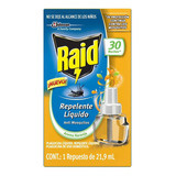 Insecticida Líquido Raid Aromatizante Naranja Repuesto 21.9ml