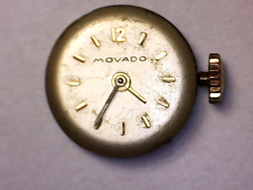 Reloj Maquina Movado De Dama, Antiguo. Funcionando.