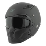 Casco Speed & Strength Ss2400 Mat 3 N 1 Abierto 3/4 Integral