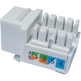 Keystone Jack Rj45 Ethernet Módulo Cat6 Capular De Red...