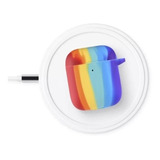 Capa Capinha Silicone Pride Arco-iris Case Para AirPods