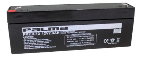 Bateria Recargable 12v/2.3ah Palma Pm 2.3-12 