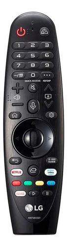 Controle Remoto Smart Tv LG Magic Remote An-mr20ga Preto