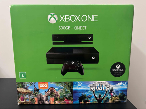 Xbox One 500gb + Kinect + Jogos