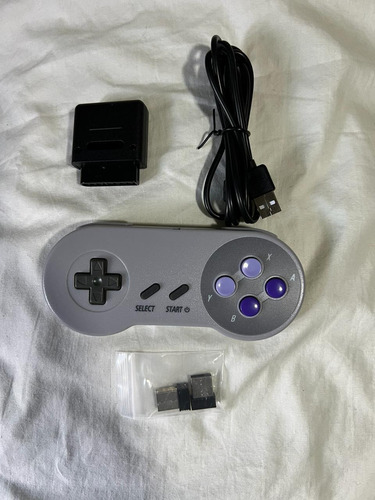 Control Inalámbrico Retro Para Snes Y Pc