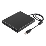 Unidade Óptica Black Pc Laptop Disk Play Para Disquete De 3,