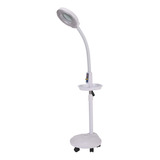 Lampara Lupa Led 8x Pedestal Dinmable + Bandeja Cosmetologia