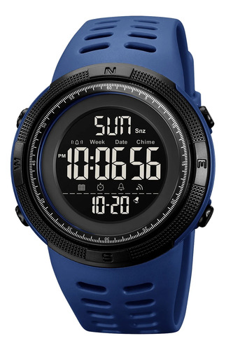 Reloj Digital Skmei 2070 Deportivo Impermeable Azul Oscuro