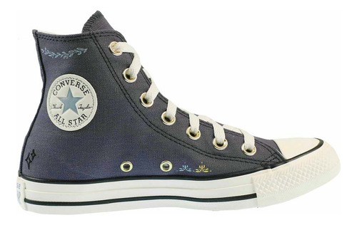 Tenis Converse Botas Chuck Taylor Star Mujer-morado Grisáceo