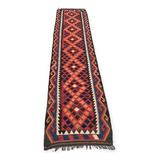 Tapete Persa Kilim Afgano 3.90m X 86cm 