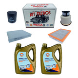 Kit 4 Filtros Toyota Hilux + Aceite Gulf 5w30 Motor 2.4 2.8