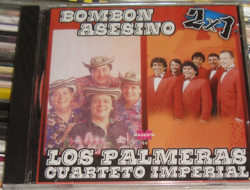 Los Palmeras Cuarteto Imperial 2 Albumes 1 Cd Sellado Kktus