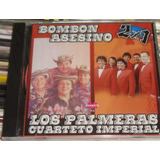 Los Palmeras Cuarteto Imperial 2 Albumes 1 Cd Sellado Kktus