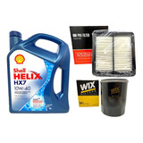 Kit Aceite Shell  Helix Hx7 Y Filtros Honda Fit City 1.5 1.4