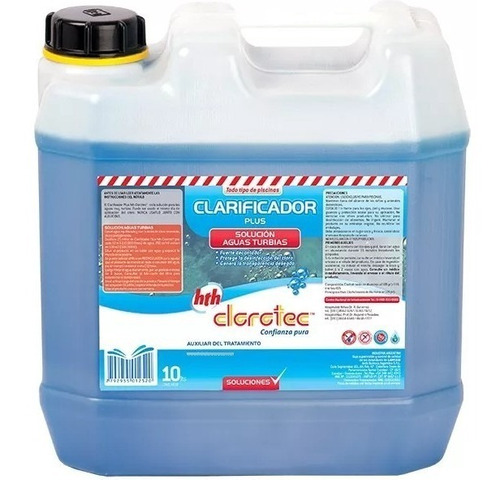 Clarificador Plus Aguas Turbias Clorotec X 10 Litros