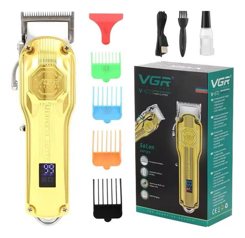 Afeitadora Desvelladora Para Barberia Profesional Vgr V-672