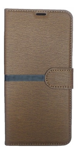 Funda Tipo Cartera Compatible Con Samsung Galaxy S10 Plus - Funda Marrón