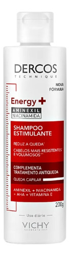 Dercos Shampoo Energizante Vichy Shampoo Para Queda 200ml