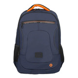 Mochila Para Notebook 16  Xtrem Gamma 354, Azul/laranja