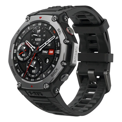 Amazfit T Rex 3 Outdoor Reloj Inteligente Militar Resistente de 48 Mm negro | Meses sin interés