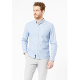 Camisa Sf Oxford 2.0 Slim Fit Celeste Dockers