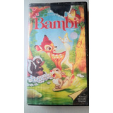 Película Vhs Bambi - Los Clásicos Walt Disney. Original