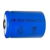 2 Pila Bateria 16340 Recargable 1500mah 3.7v