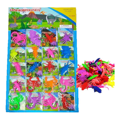 100 Insectos Halloween Crece Agua Juguete Piñata Bolo Fiesta