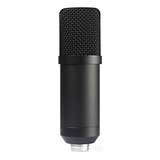Micrófono Genérica K730 Condensador Cardioide Color Negro