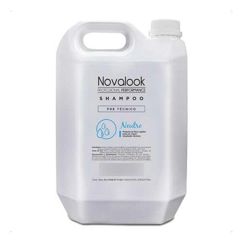 Novalook Shampoo Neutro Pre Técnico 5000ml