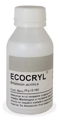 Ecocryl Laca Para Resina Al Agua Novarchem 250 Gr