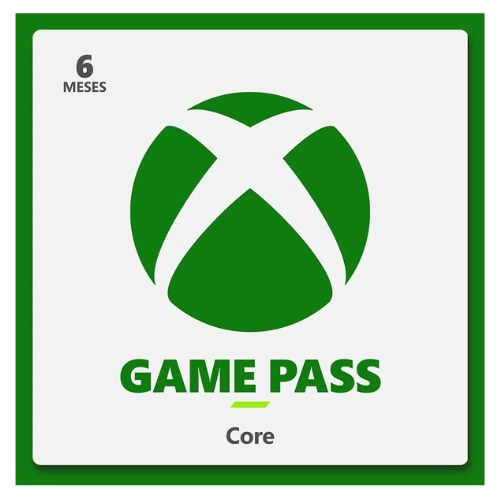 Cartão Xbox Game Pass Core 6 Meses Código Digital - Oficial