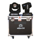 Kit De 2 Cabezas Roboticas Beam 7r Arcoiris Megaluz Con Case