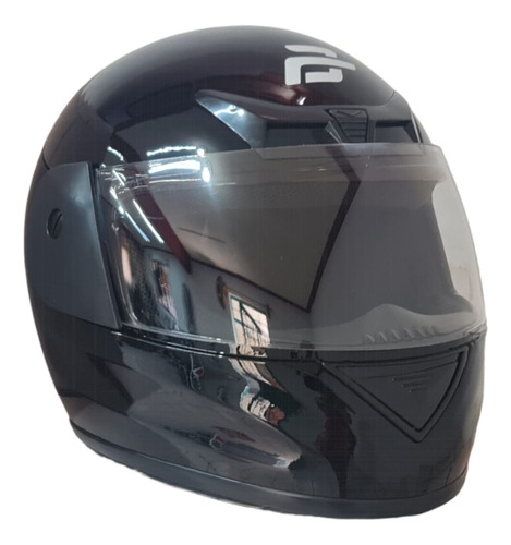 Casco Integral Básico Color Negro Brillante Talla L (grande)