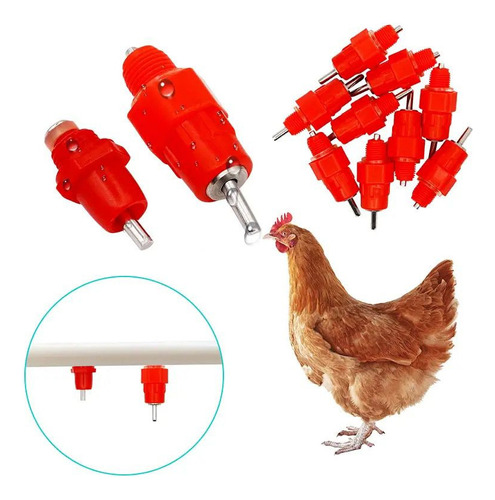 10 Bebedouro Automático Aves Galinha Frango Codorna Pakeway