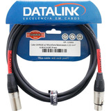 Cabo Para Microfone 3 Metros Xlr-xlr Datalink Garage