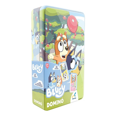 Bluey Dominó Infantil En Caja Metálica | MercadoLibre