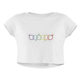 Playera Crop Top Lgbt Pride Género Amor Orgullo