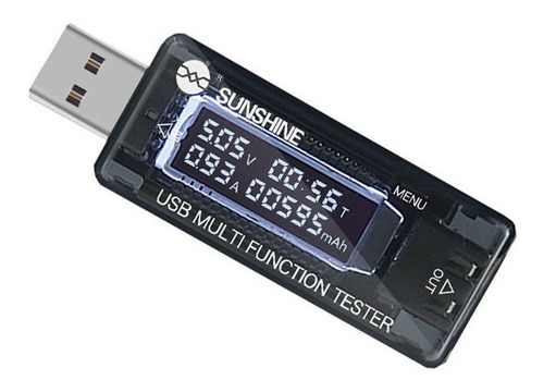 Detector De Voltaje Premium, Usb Tester Digital Sunshine