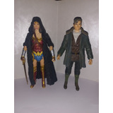 Figura Wonder Woman Steve Trevor Dc Comics Multiverse Mattel