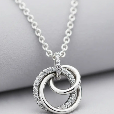 Pandora Timeless Dije Corazón Elevado Rosa Plata 925 | Meses sin interés