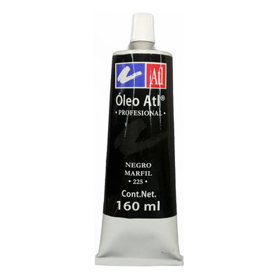 Pintura Oleo Atl T-40 160ml Tubo Grande Color del óleo 225 Negro Marfil | MercadoLibre