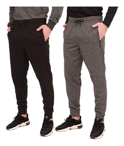 Paquete De 2 Pantalones Deportivos Para Hombre, Pantalones D