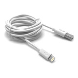 Cabo Usb Carregador Para iPhone 2m 2ampers Cb-l20wh C3tech Cor Branco