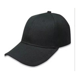 1 Gorra Económica Lisas Para Bordar Sublimar Color Negro