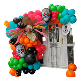 Kit Globos Halloween Catrina Calabaza Mexicana Calavera