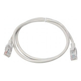 Cabo De Rede Blindado Ethernet Lan Cat5e Branco 2 Metros 