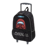 Mochila De Rodinhas Grande Escolar Among Us 999c01 Pacific