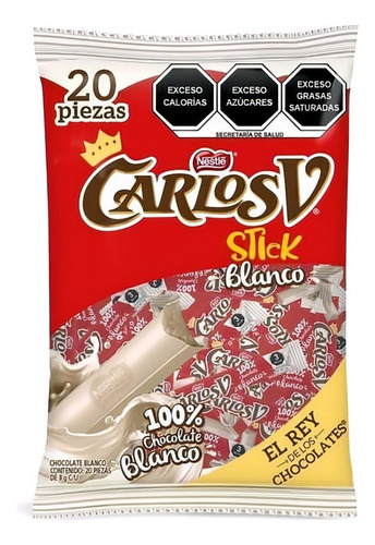 Carlos V Chocolate Blanco 160g